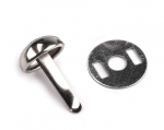 Bodennägel/Taschenfüsse aus Metall Ø 12 mm, nickel